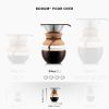 Experience Rich Flavors with Bodum 34 Oz Pour Over Coffee Maker - High-Heat Borosilicate Glass & Eco-Friendly Stainless Steel Filter with Cork Grip - Crafted in Portugal - Image 7
