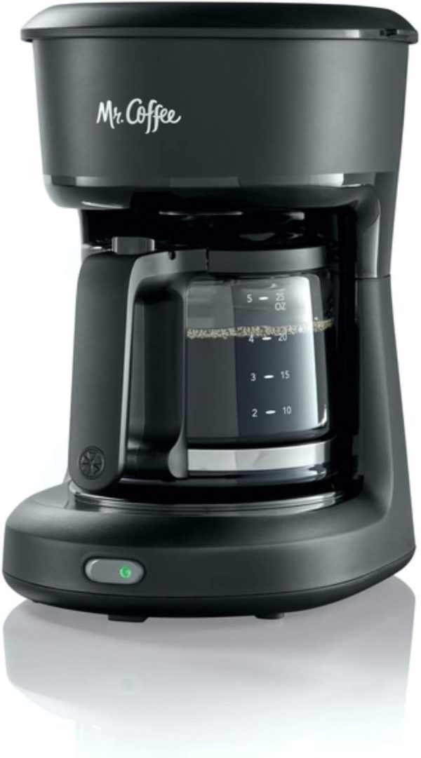 Mr. Coffee® 5-Cup Mini Brew Coffee Maker - Compact and Easy-to-Use Black Coffee Machine