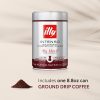 Illy Intenso Ground Drip Coffee - Bold & Robust 100% Arabica Blend with Rich Cocoa Notes - 8.8oz Pack (No Preservatives) - Image 2