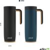 Ello Magnet 18oz Vacuum Insulated Travel Mug – Leak-Proof Slider Lid & Side Handle, Keeps Drinks Hot for 5 Hours – Perfect Coffee & Tea Companion, BPA-Free Holiday Gift with Built-in Coaster! - Image 4