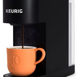 Elevate Your Coffee Experience with the Keurig K-Slim Single Serve Coffee Maker - Sleek Design, MultiStream Technology, 3 Brew Sizes & 46oz Reservoir in Classic Black