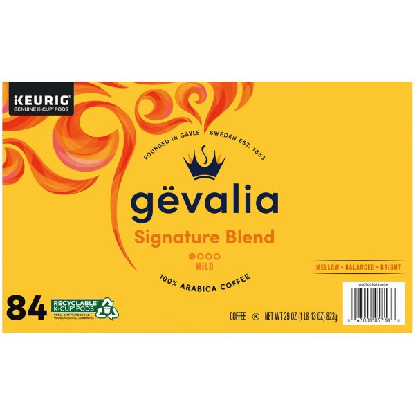 Indulge in Gevalia Signature Blend Mild Light Roast K-Cup Coffee Pods – 84 Count Box for Everyday Delight! - Image 10