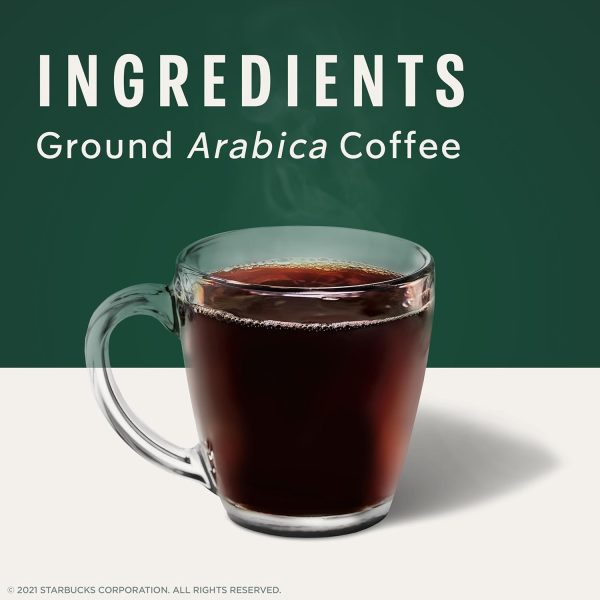 Starbucks Dark Roast K-Cup Coffee Pods - Bold French Roast, 100% Arabica - 32 Count Box for Rich Flavor and Convenience - Image 4