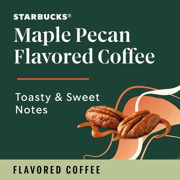 Delicious Starbucks Maple Pecan Ground Coffee - Naturally Flavored 100% Arabica - 17 oz Bag for a Rich Brew! - Image 4