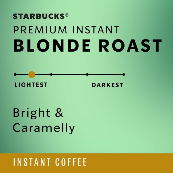 Starbucks Premium Blonde Roast Instant Coffee - 100% Arabica Beans - Set of 3 (3.17 Oz Each) for a Perfect Brew Anytime! - Image 4