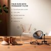 Experience Rich Flavors with Bodum 34 Oz Pour Over Coffee Maker - High-Heat Borosilicate Glass & Eco-Friendly Stainless Steel Filter with Cork Grip - Crafted in Portugal - Image 5