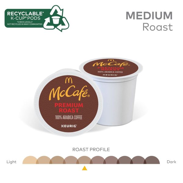 Indulge in McCafe Premium Roast Coffee: 96 Medium Roast Keurig K-Cup Pods for a Rich, Flavorful Brew - Image 4
