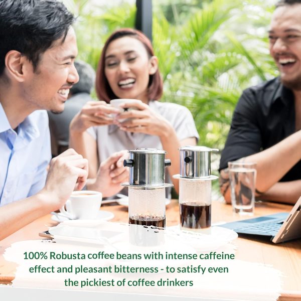 Bold Robusta Vietnamese Ground Espresso – Perfect for French Press & Phin Brewing | High Caffeine Dark Roast Specialty Coffee Gift for Avid Coffee Lovers - Image 6