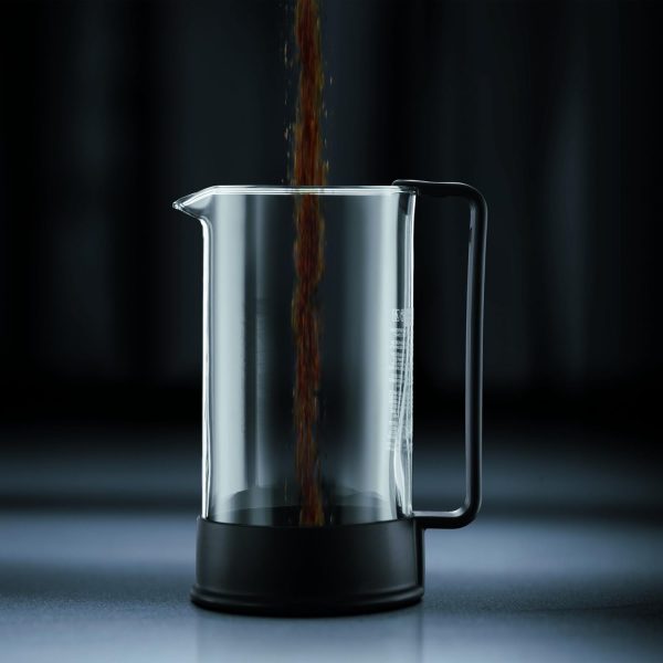 Indulge in Bold Flavor with the Bodum 34 oz Brazil French Press Coffee Maker - Premium High-Heat Borosilicate Glass Design in Elegant Black, Crafted in Portugal - Image 3