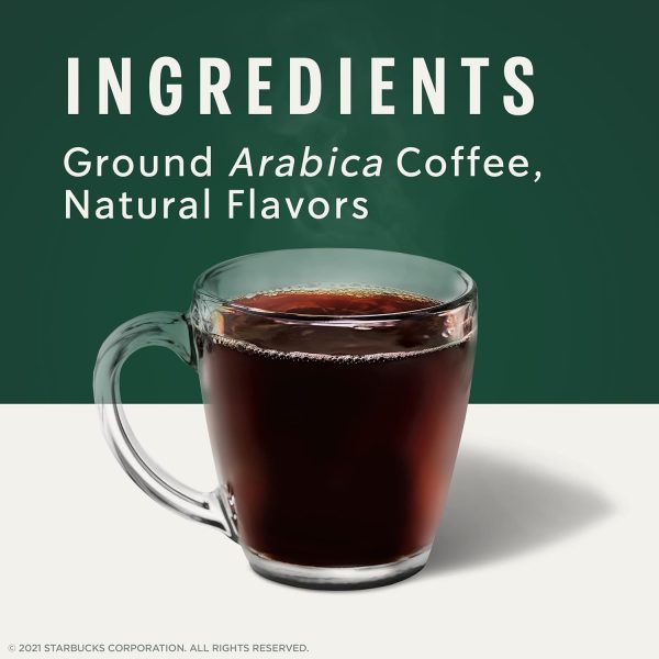 Delicious Starbucks Maple Pecan Ground Coffee - Naturally Flavored 100% Arabica - 17 oz Bag for a Rich Brew! - Image 2
