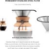 Experience Rich Flavors with Bodum 34 Oz Pour Over Coffee Maker - High-Heat Borosilicate Glass & Eco-Friendly Stainless Steel Filter with Cork Grip - Crafted in Portugal - Image 6