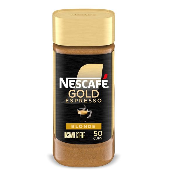 Discover NESCAFÉ Gold Espresso Blonde – Premium Instant Coffee, 3.5 oz | Rich Flavor in Every Sip!