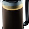 Indulge in Bold Flavor with the Bodum 34 oz Brazil French Press Coffee Maker - Premium High-Heat Borosilicate Glass Design in Elegant Black, Crafted in Portugal - Image 2