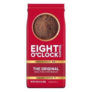 Eight O'Clock Coffee Original Medium Roast - 32 Ounce Ground Coffee | 100% Arabica Beans for a Sweet & Fruity Flavor Experience in Every Cup!