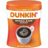 Kickstart Your Day with Dunkin' Original Blend Medium Roast Ground Coffee - 30 Oz Bag of Flavorful Perfection!