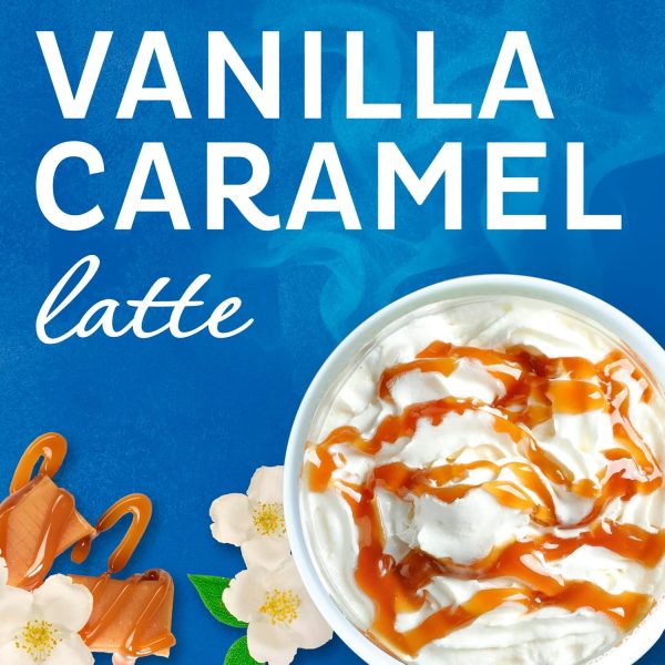 Indulge in Maxwell House International Vanilla Caramel Latte - Creamy Café-Style Instant Coffee Mix (8.7 oz Canister) - Image 3