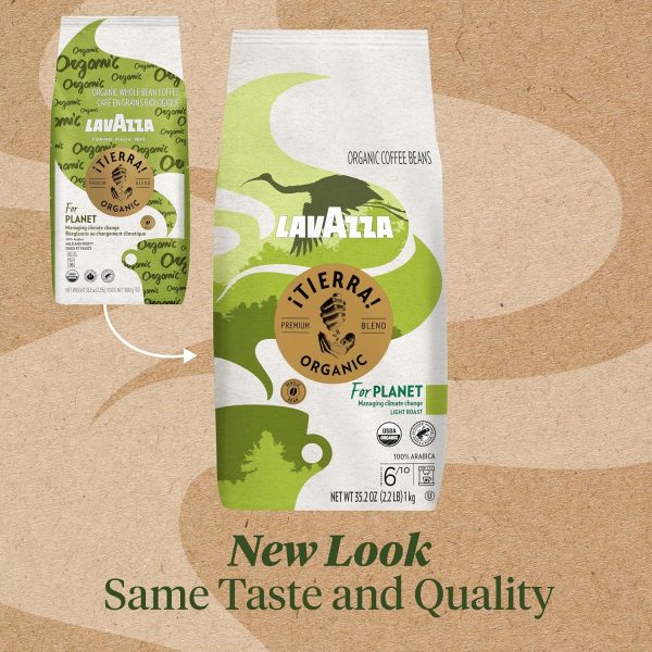 Indulge in Lavazza Organic Light Roast Arabica Coffee Blend – USDA/Canada Organic Certified, 2.2 Lbs of Rich Flavor for Coffee Lovers - Image 2