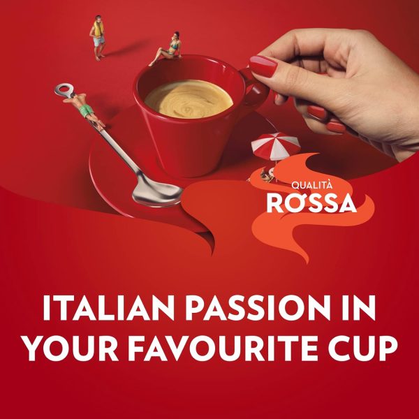 Indulge in Lavazza Qualita Rossa Espresso Beans - 2.2LB of Authentic Italian Charm | Rich Chocolate Flavor, Full-Bodied Intensity & Aromatic Bliss - Expertly Blended & Roasted in Italy! - Image 6