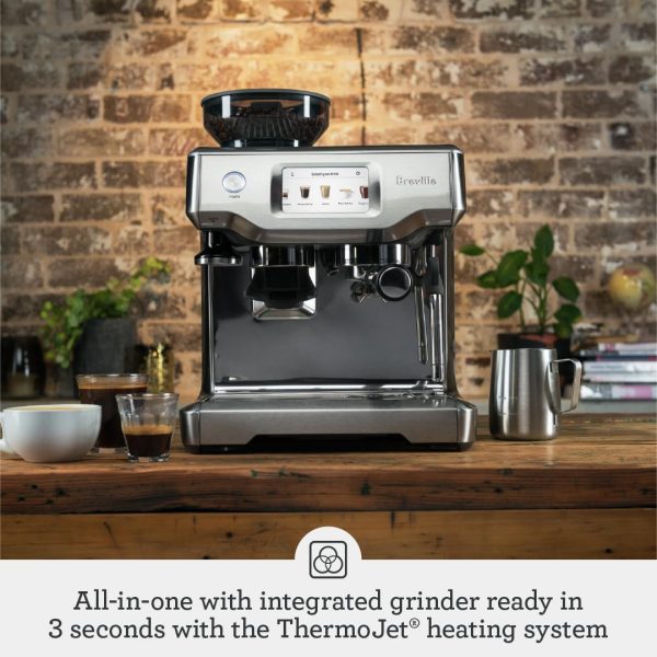 Breville Barista Touch Espresso Machine - Premium Brushed Stainless Steel - Elevate Your Home Brewing Experience - Image 2
