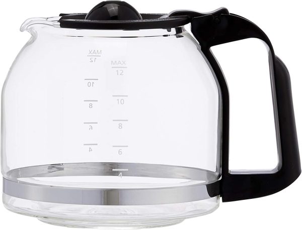 Amazon Basics 12-Cup Coffee Maker: Sleek Black & Stainless Steel Machine with Reusable Filter for Perfect Brew Every Time! - Image 5