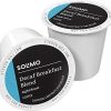 Amazon Solimo Decaf Breakfast Blend Light Roast Coffee Pods - 100 Count, Compatible with Keurig 2.0 K-Cup Brewers for a Smooth, Energizing Start to Your Day!