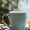 17 oz DOWAN Turquoise Coffee Mug Gift Set – Perfect for Dad! Ceramic Coffee, Tea & Cocoa Cups – Set of 6 Stylish Mugs for Men and Women - Image 3