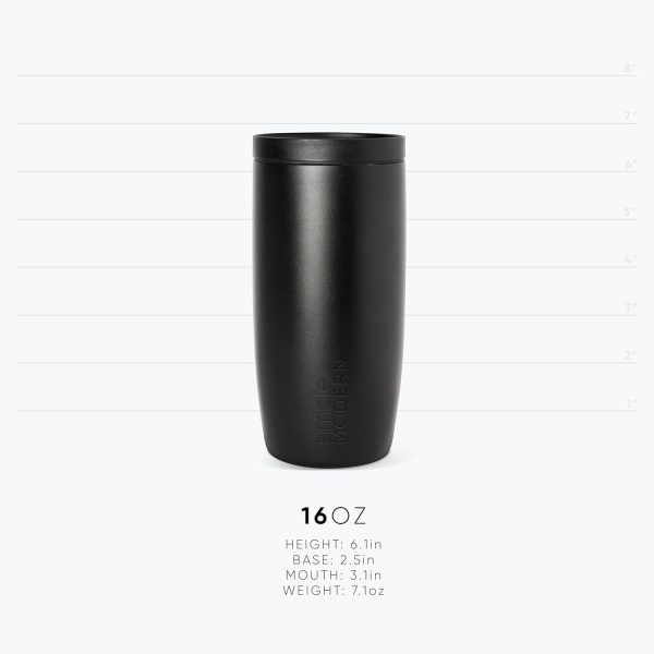 Voyager Signature 16oz Stainless Steel Insulated Travel Coffee Mug with 360° Lid | Ceramic-Lined Cold Brew & Iced Coffee Thermos | Stylish Cream Terrazzo Gift for Coffee Lovers | Perfect for Him & Her - Image 8