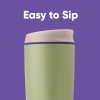 Stay Refreshed with Owala SmoothSip 20 oz Insulated Stainless Steel Coffee Tumbler - Eco-Friendly Reusable Hot & Iced Coffee Cup in Vibrant Hip Cactus Green! - Image 2