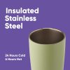 Stay Refreshed with Owala SmoothSip 20 oz Insulated Stainless Steel Coffee Tumbler - Eco-Friendly Reusable Hot & Iced Coffee Cup in Vibrant Hip Cactus Green! - Image 4