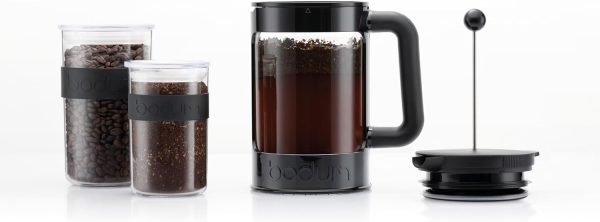 Craft the Perfect Cold Brew at Home with the Bodum 51oz Cold Brew Coffee Maker - Stylish Black Design, Made in Portugal! - Image 3