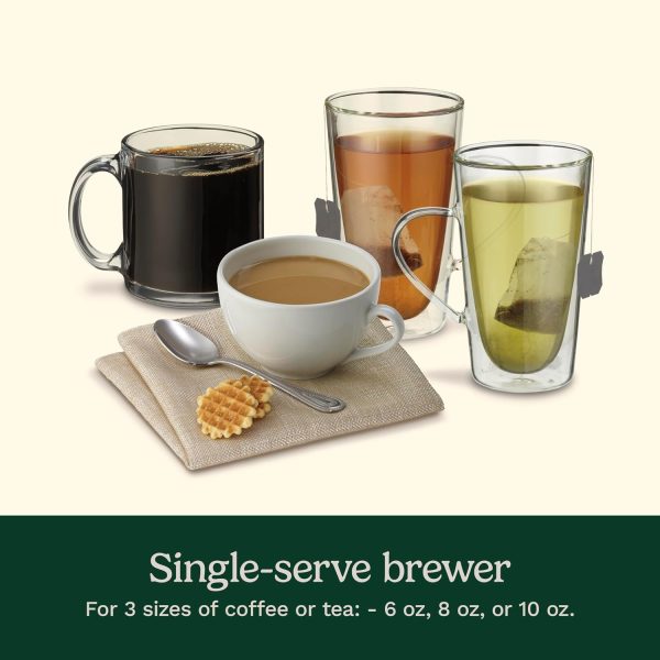 Indulge in Perfect Brew Every Time with the Cuisinart SS-10P1 Single Serve Coffee Maker: 72-Ounce Stainless Steel Reservoir, Programmable Brewing & Hot Water Dispenser - Image 2