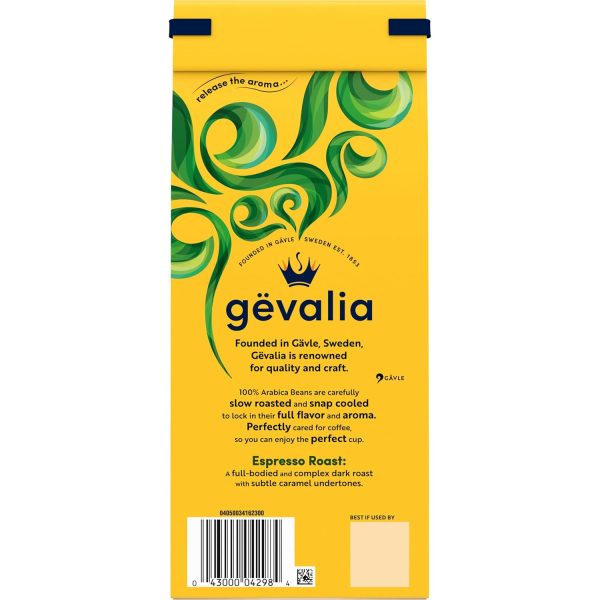 Indulge in Rich Flavor with Gevalia Dark Roast Espresso - Premium 100% Arabica Ground Coffee (12 oz Bag) - Image 9