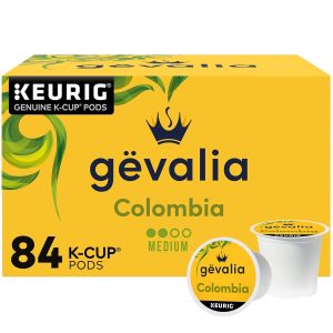 Indulge in Gevalia Colombia K-Cup Coffee Pods – 84 Count for Keto & Low Carb Lifestyles - Perfect Coffee for Guilt-Free Enjoyment!