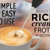 Zulay Kitchen Electric Milk Frother Wand - Durable Handheld Drink Mixer with AA Duracell Batteries - Effortless Cleanup Milk Frother & Mini Blender for Perfect Coffee & Lattes - Sleek Black Design - Image 8