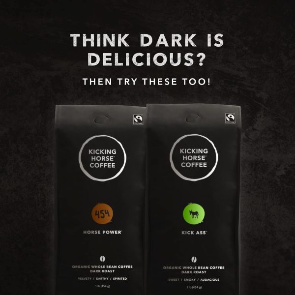 Kicking Horse Coffee Grizzly Claw Dark Roast - Organic & Fairtrade Ground Coffee (60 Oz - Pack of 6) | Rich, Bold Flavor for Coffee Lovers! - Image 8