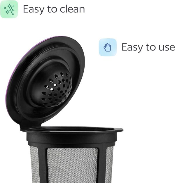 Ultimate 4-Pack of Black Reusable K Cups for Keurig Coffee Makers - BPA-Free, Universal Fit Refillable Coffee Filters for 1.0 & 2.0 Models - Image 3