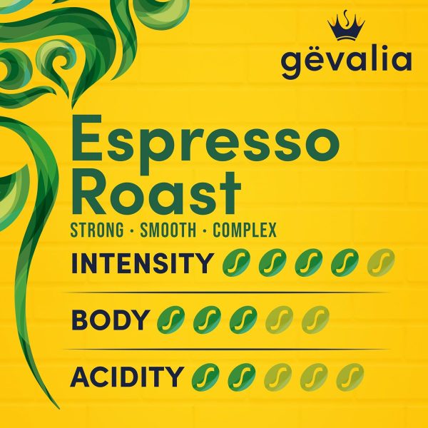 Indulge in Rich Flavor with Gevalia Dark Roast Espresso - Premium 100% Arabica Ground Coffee (12 oz Bag) - Image 6