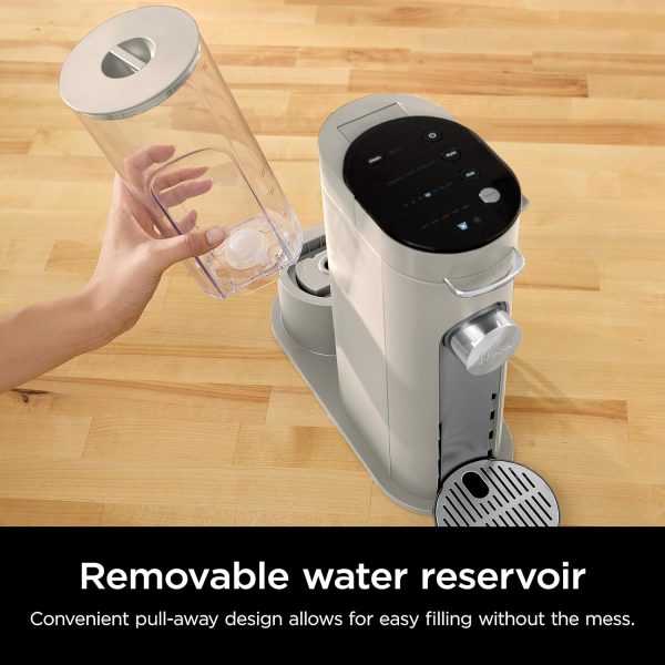 Elevate Your Coffee Experience with the Ninja Pods & Grounds Single-Serve Coffee Maker - Compatible with K-Cup Pods, Brew Refreshing Iced Coffee, and Enjoy Perfect Portions from 6 oz to 24 oz! Compact Design with 56-oz Reservoir, Stylish Stone Finish - Model PB041ST - Image 6