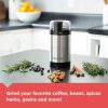 Unlock Fresh Flavors with the BLACK+DECKER One Touch Coffee & Spice Grinder - 2/3 Cup Capacity, Easy Push-Button Control, Powerful 150 Watts & Durable Stainless Steel Blades! - Image 3