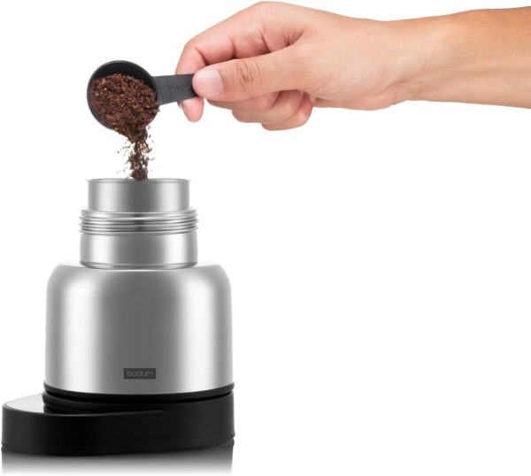 Experience Barista-Grade Coffee at Home: Bodum 17oz Chambord Electric Espresso Maker with Wi-Fi Control, Programmable Timer, and Stylish Stainless Steel Finish - Image 2
