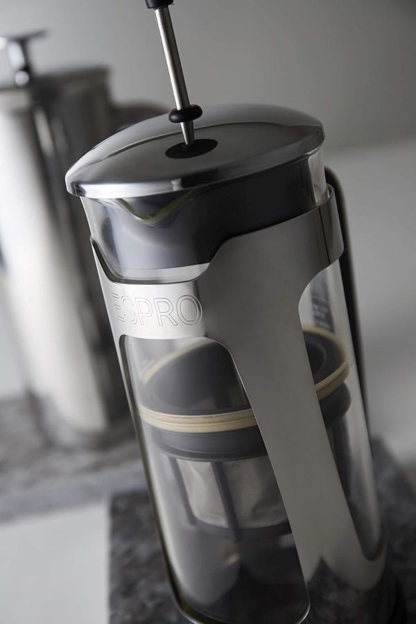 ESPRO 32oz French Press Replacement Glass - Durable & Stylish Coffee Brewing Upgrade - Image 2