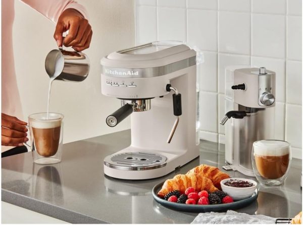 KitchenAid KES6403MH Semi-Automatic Espresso Machine: Elevate Your Coffee Experience with Creamy Milkshakes! - Image 2