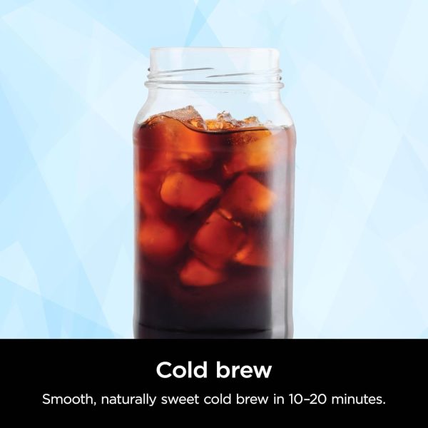 Revitalize Your Coffee Experience: Ninja CM371 Hot & Iced XL Coffee Maker with Rapid Cold Brew - 4 Brew Styles, 8 Size Options from Small Cup to Travel Mug, Single-Serve & 12-Cup Carafe, Permanent Filter & Removable Reservoir (Renewed) - Image 2
