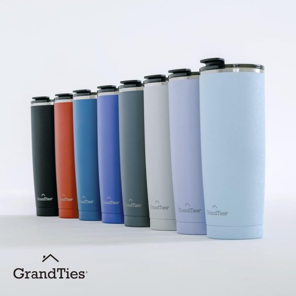 <p><strong>GRANDTIES 20oz Cobalt Blue Insulated Coffee Tumbler | Reusable Double-Walled Stainless Steel Travel Mug with Leak-Proof Tritan Lid | Perfect for Hot & Cold Beverages!</strong></p> - Image 9