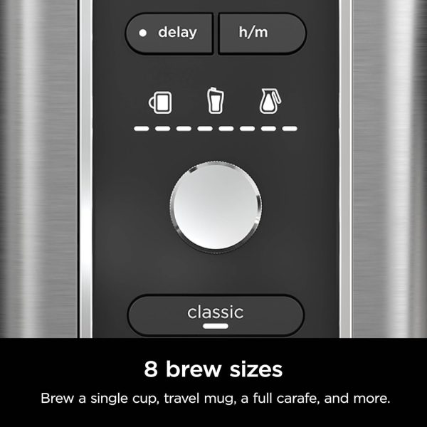 Revitalize Your Coffee Experience: Ninja CM371 Hot & Iced XL Coffee Maker with Rapid Cold Brew - 4 Brew Styles, 8 Size Options from Small Cup to Travel Mug, Single-Serve & 12-Cup Carafe, Permanent Filter & Removable Reservoir (Renewed) - Image 5