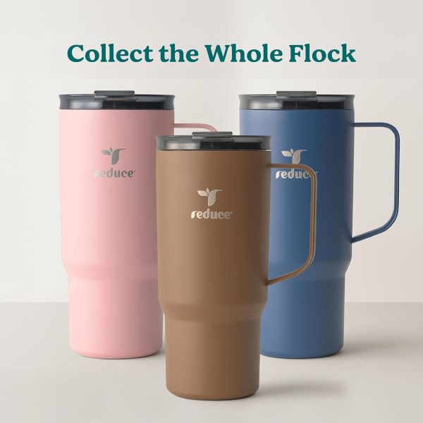 Stay Refreshed with the REDUCE 24 oz Hot1 Vacuum Insulated Mug – Perfect for Tea, Coffee & More! Featuring Flo-Motion Lid & Handle, Fits in Cupholders, & Keeps Beverages Hot for Up to 8 Hours! - Image 7