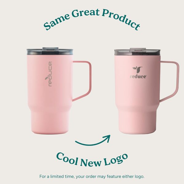 Stay Refreshed with the REDUCE 24 oz Hot1 Vacuum Insulated Mug – Perfect for Tea, Coffee & More! Featuring Flo-Motion Lid & Handle, Fits in Cupholders, & Keeps Beverages Hot for Up to 8 Hours! - Image 2