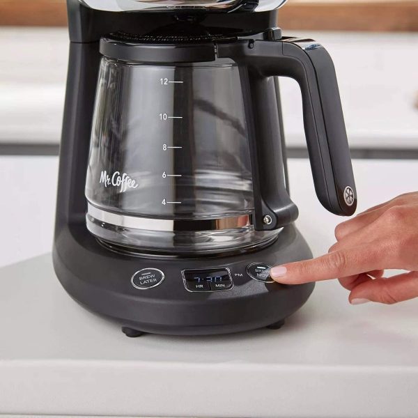 Mr. Coffee® 12-Cup Programmable Coffeemaker: Brew Fresh Coffee Anytime, Day or Night! - Image 3