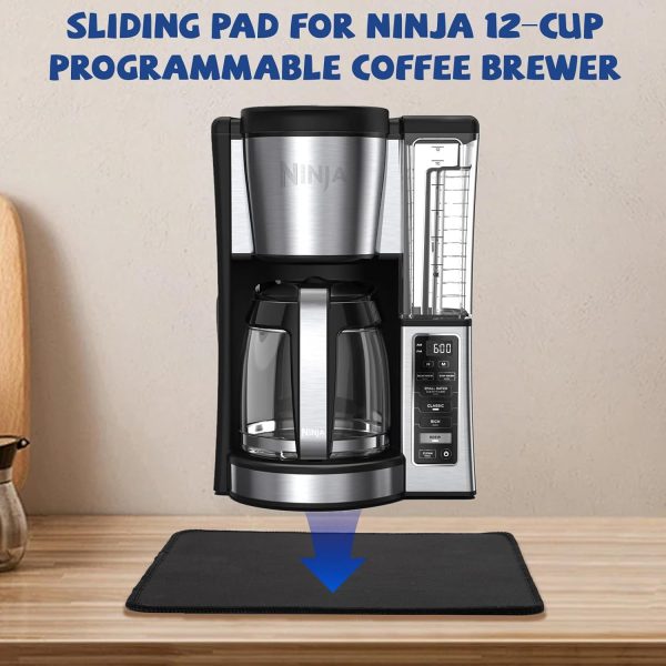 Anti-Slip Sliding Pad for Ninja Drip Coffee Maker (13.77" x 9.8") - Enhance Your Brewing Experience with Smooth Glide & Perfect Fit for Ninja 12-Cup Programmable Maker - Image 4