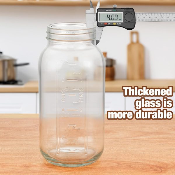 64 oz Cold Brew Coffee Maker – Durable Wide Mouth Glass Mason Jar with Stainless Steel Infuser for Perfect Iced Coffee & Refreshing Fruit Drinks! - Image 9